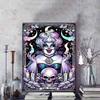 Disney 5D DIY Diamond Painting Ursula Dark Neon Tarot Style Illustration Full Round Diamond Mosaic Cartoon Dog Embroidery Art Painting Home Decor