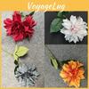 Single Dahlia Artificial Stem For Party Decoration And Bridal Gift Arrangement