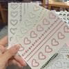 Star Heart Crystal Decoration Stickers Acrylic Imitation Pearl Stickers Gemstone Card Handmade Sticker For Girls DIY Art Supplie