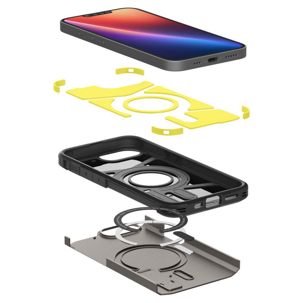Spigen Tough Armor Mag Magsafe Iphone 16E Gunmetal