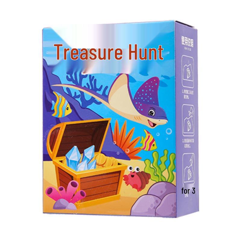 Kids' Underwater Treasure Hunt: Archaeological Dig Toy for Primary Students - Educational Shells & Gems Parent-Child Gift