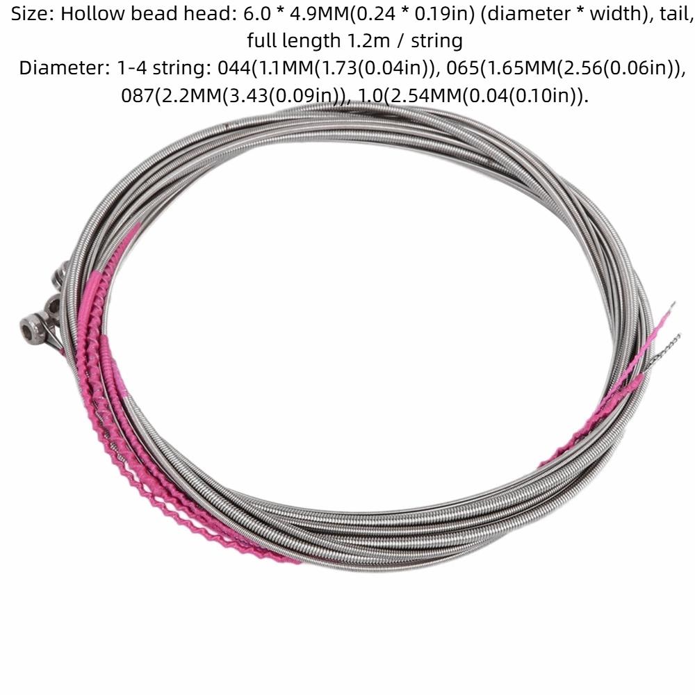 Steel Electric Bass Guitar Strings Rustproof Bass Strings Replacement  Electric Bass