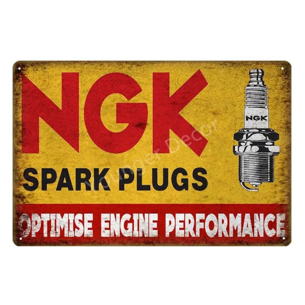 Vintage Motor Gasoline Metal Signs Tin Poster Retro Bar Pub Garage Decor Gas Station Decorative Wall Plaque