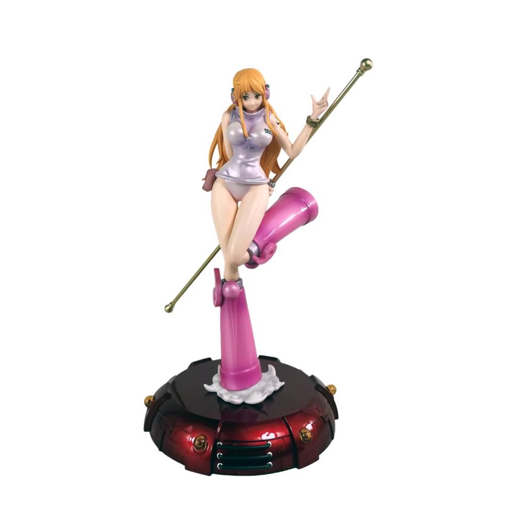 One Piece Straw Hat Group, Egg Tip Island, Nami, Two-Dimensional Beautiful Girl, Chassis Model Ornament, Boxed Figure
