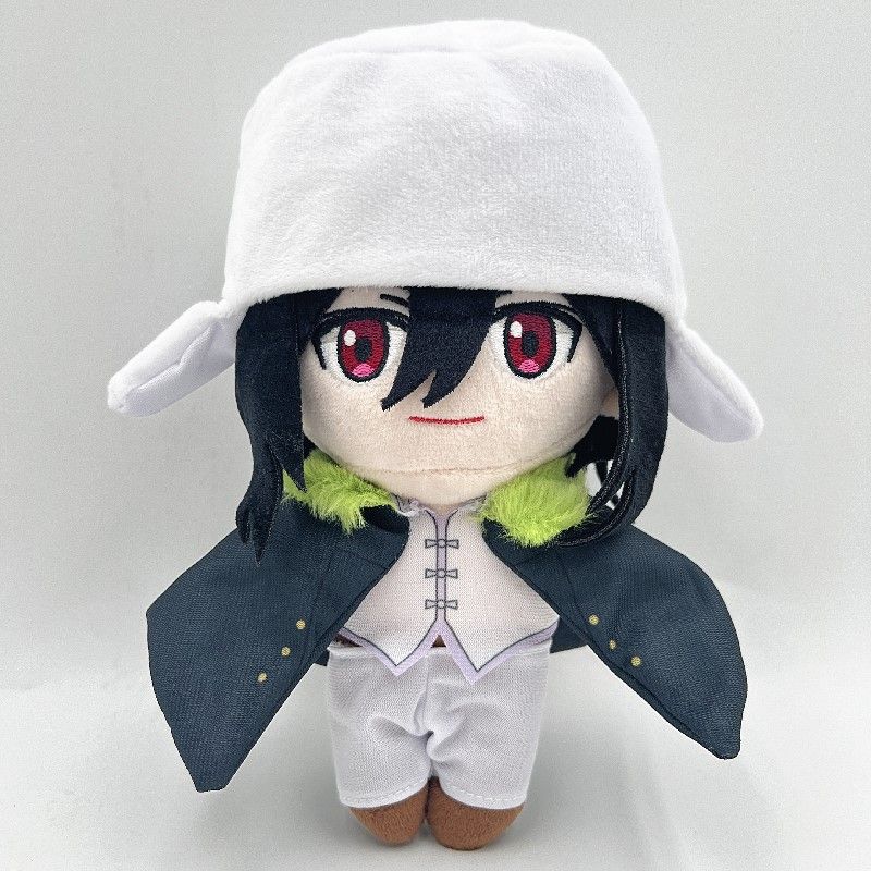 20cm Akutagawa Ryunosuke Dazai Osamu Kunikida Doppo Stehende Haltung Plüschpuppe Rucksack Anhänger Ornamente Geburtstagsgeschenk für Freunde