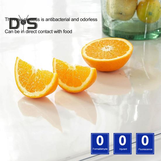 Transparent Dining Table Mat Thickened Visible Round Table Protector Oilproof Non-Slip Heat Resistant Waterproof Table Pad for Coffee Table