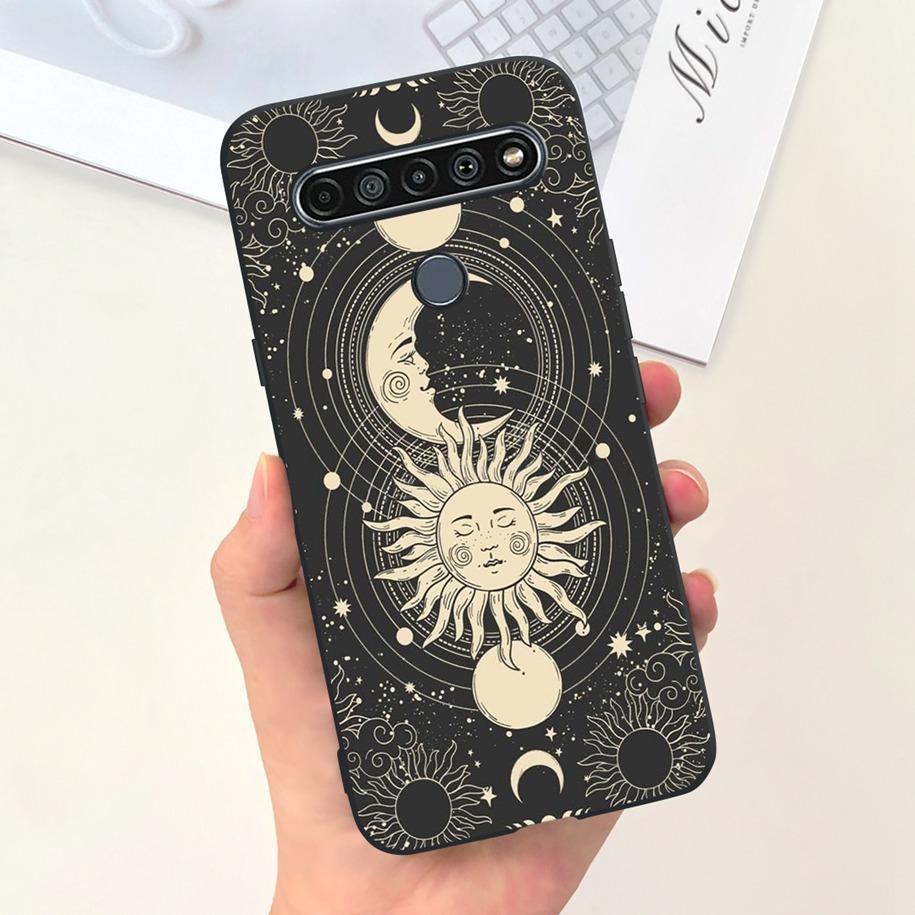 Para Funda LG K61 LMQ630EAW LM-Q630 Flor de Moda Suave Coque Fundas de Teléfono Para LG K61 2020 K 61 Cubierta Trasera de Silicona Para LGK61 Funda