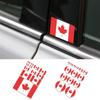 Kanadische Flagge Autoaufkleber Wasserdicht Cooles Styling Motorrad Aufkleber Zubehör Für Skoda Seat VW Volkswagen Suzuki Smart Toyota