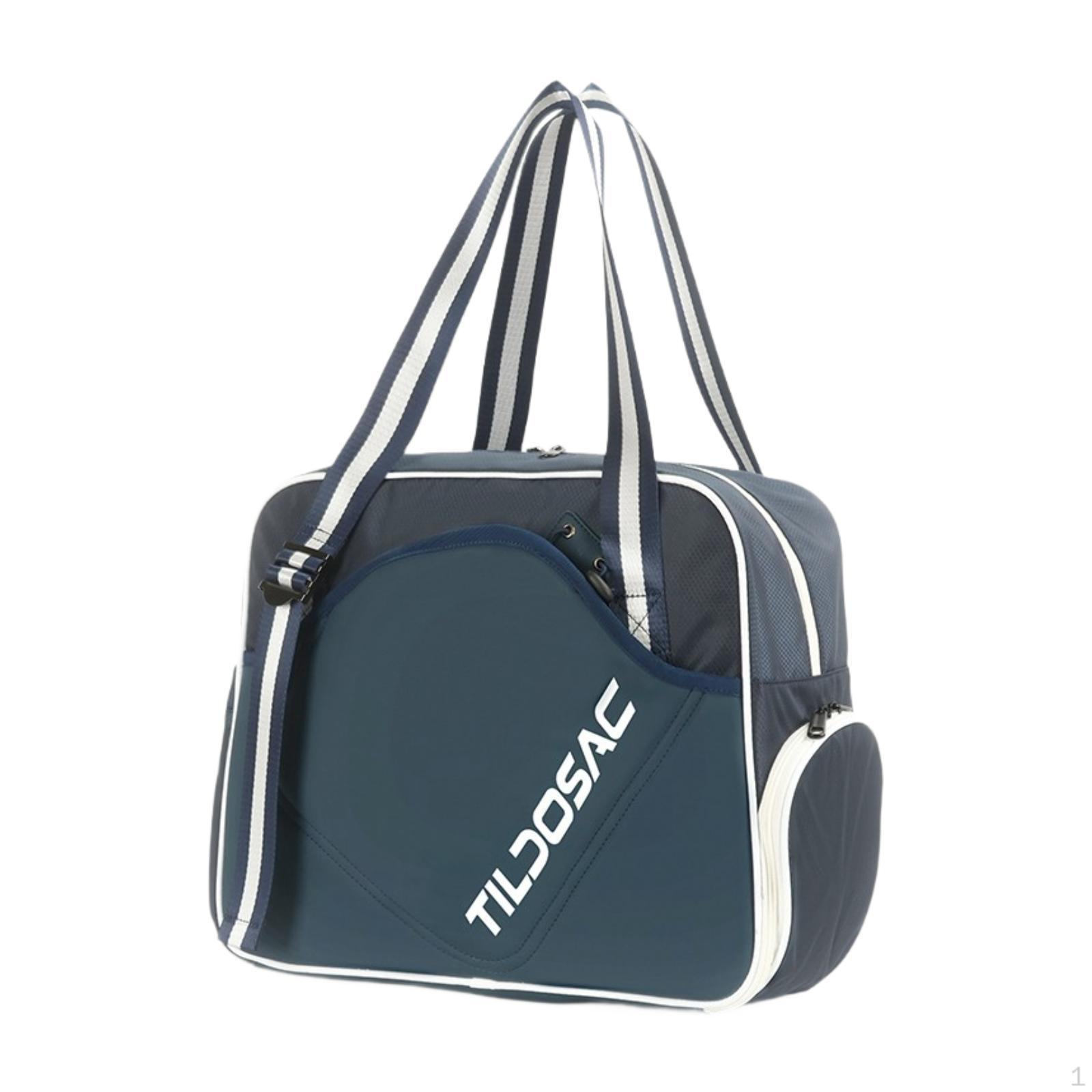 

Adjustable Handbag for Carrying Pickleball And Tennis Rackets синий