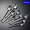 Qianxing Stainless Steel Square Handle Dessert Knife Set