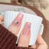 12 Grids Mixed Color Nail  3D Pointed Bottom Back Nail Diamond Gems Ab   Nail Art Charms Diy