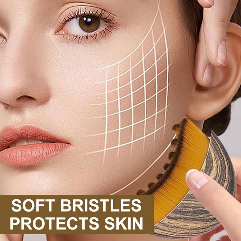 Lymphatic Contour Face Brush,Chin &Jawline Sculpting,Drainage Massager for Face,Ergonomically Designed To Fit The Skin Precisely