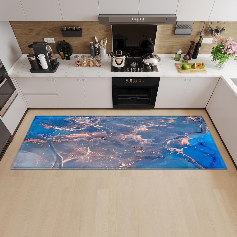 Marble Kitchen Mat Porch Door Mat Bathroom Door Floor Carpet Bedroom Corridor Non-slip Mat