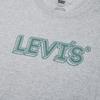 Levis Buchstaben-Print Pullover Rundhals Kurzarm T-Shirt Herren T-Shirts Grau 16143-1345