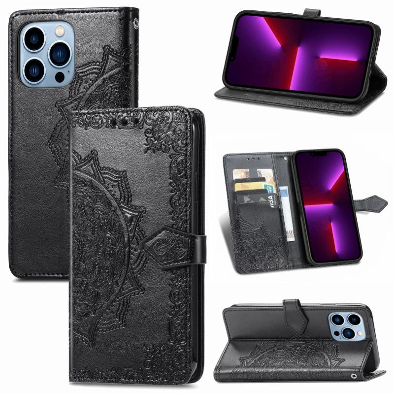 Flip Pu Leather Phone Case With Stand Magnetic For Iphone Samsung
