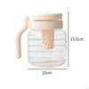 Glass Tea Cup with Infuser Mug 950ml Drinking Cute Leakproof Clear Bottle