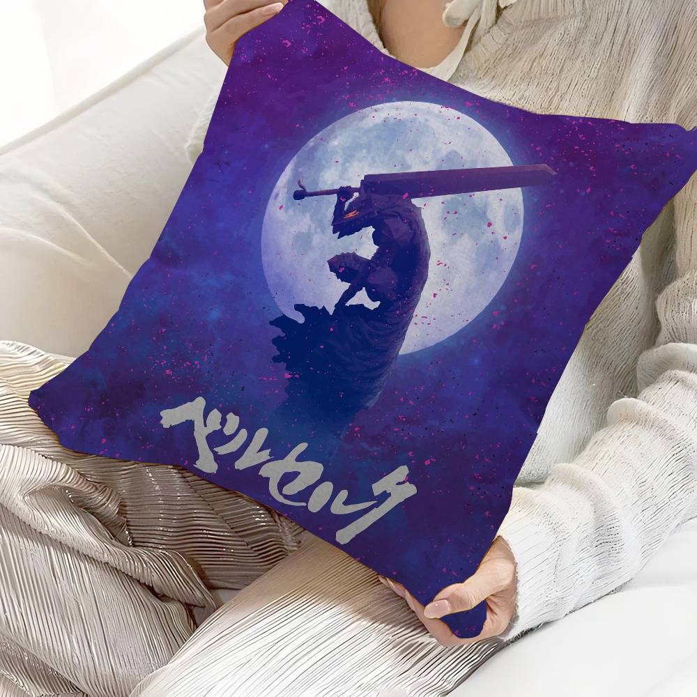 Berserk Guts Hot Anime Pillow Anime Pillow Sofa Bed Head Pillow Cover Cushion Cover 45x45 Cm Fashion