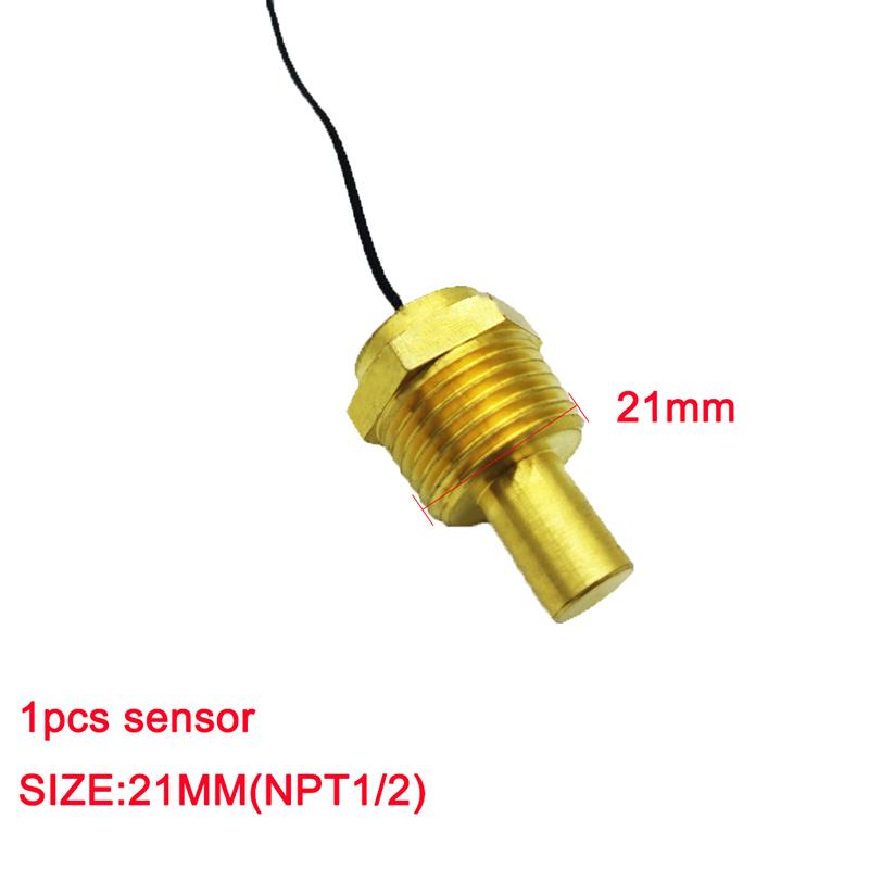 1PC 12V/24V 10MM 12MM 14MM 16MM 17MM 21MM Univerzální snímač teploty vody Senzor teploty vody Měřič teploty vody