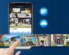 Kamera Zewnętrzna Obrotowa Ip Wifi 2Mpx Full Hd 4X Zoom Do Monitoringu