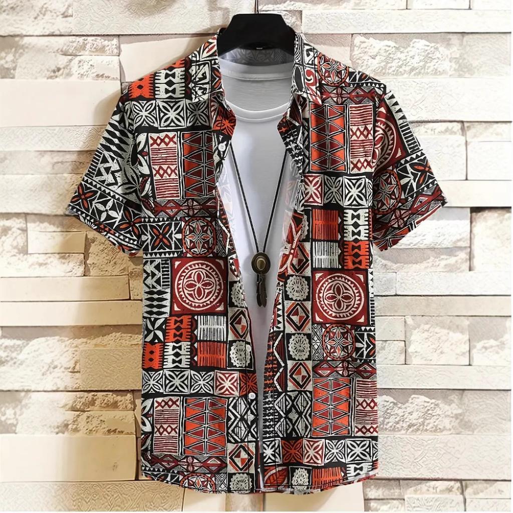 Spring and summer new fashion men's clothing men's short-sleeved shirt top cardigan source factory quick-drying short sleeves