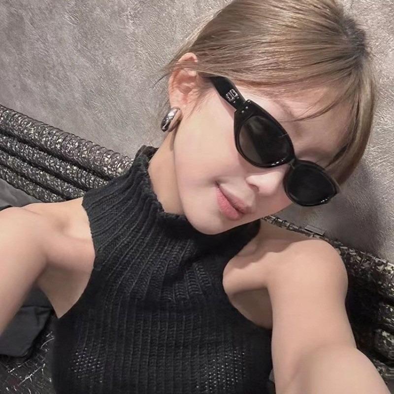 5 PCS Cat Eye European American Style Cool  Girl Summer Sunscreen Sunglasses