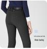 Unisex Children's Equestrian Pants with Full Seat Silicone Grip, Pockets & High Waist Elastic Design