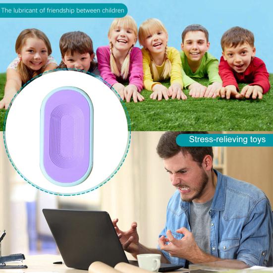 3D Tištěný Fidget Slider Hračka Úleva od Stresu Kosočtverec Včelí Plástev Paralelní Dráha Údolí Texturovaný Slider Kapesní Velikost Děti Dospělí Senzorická Hračka Slider