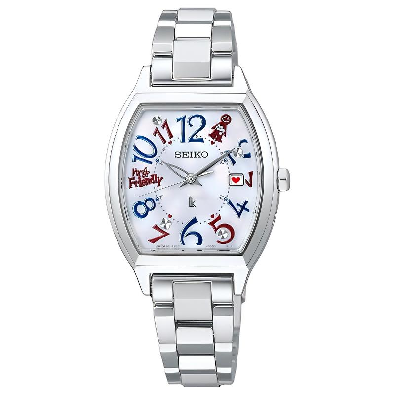 

SEIKO Lukia 100 meters waterproof fashion casual style Quartz Steel Strap 27.7mm women s watch mother-of-pearl dial SSVW237