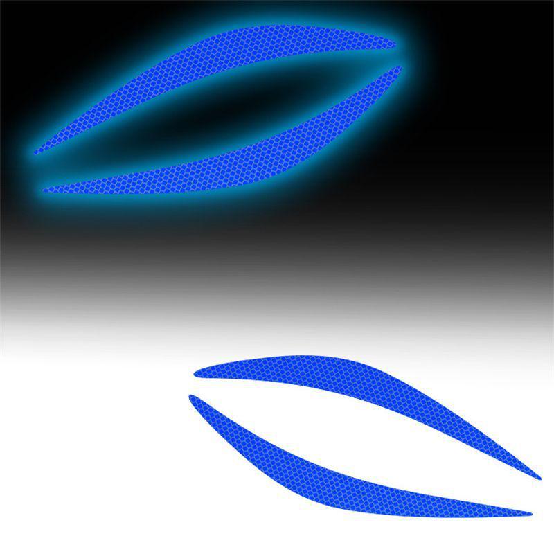 Reflective Waterproof Headlight Eyebrow Stickers - Creative Car Decoration