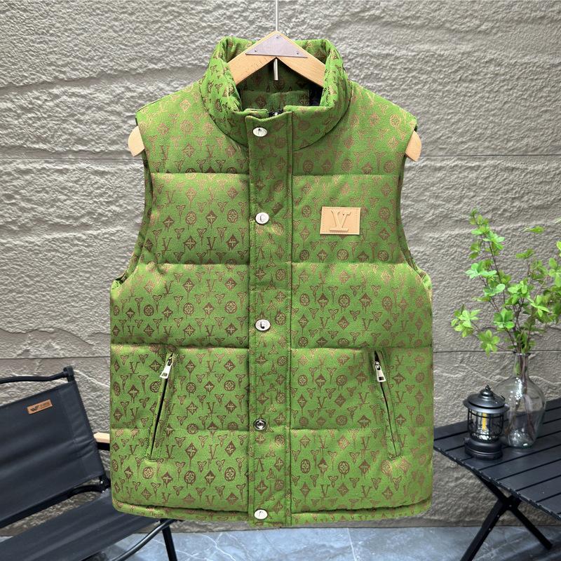 Men's Stand Collar Sleeveless Cotton Vest - 2025 Autumn/Winter Collection