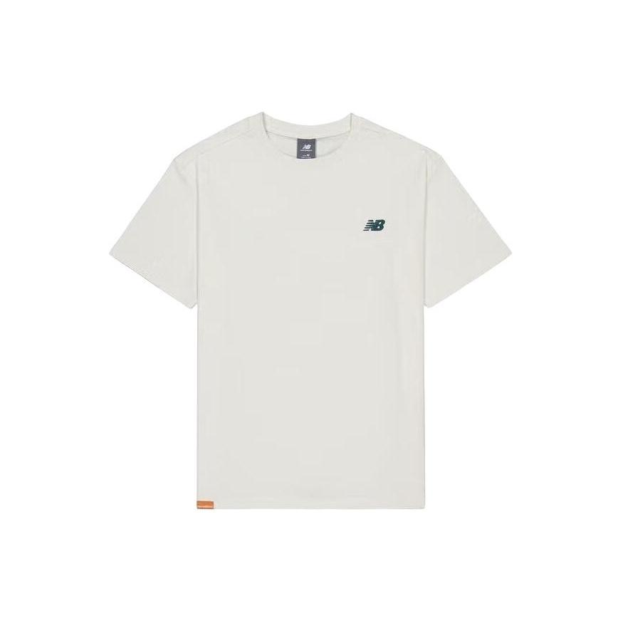 New Balance Athletics Back Print T-shirt Asia Sizing  White  Men s AMT42323-CIC S