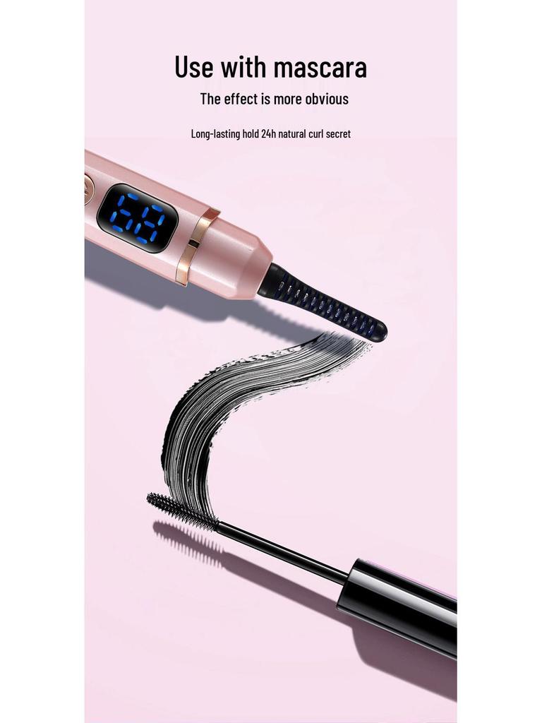 Portable Heated Electric Eyelash Curler for Beauty