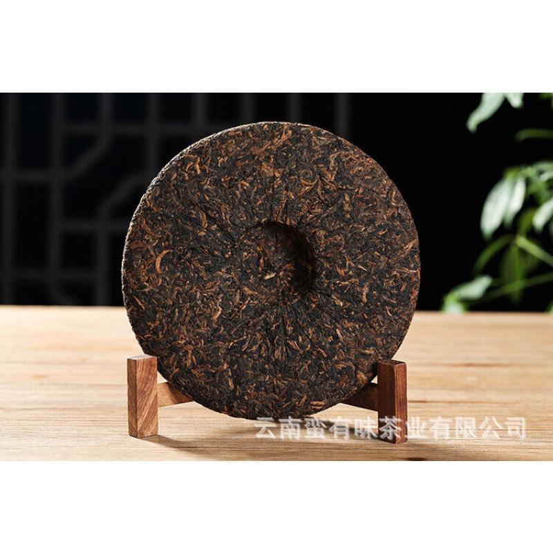 357g Puerh Tea Dry Storage Ripe Tea Menghai Palace Zhen Yunnan Seven Seed Cake