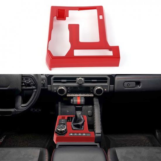 Red Center Gear Shift Level Control Cover Trim For Tacoma 4Runner 25+Accessories