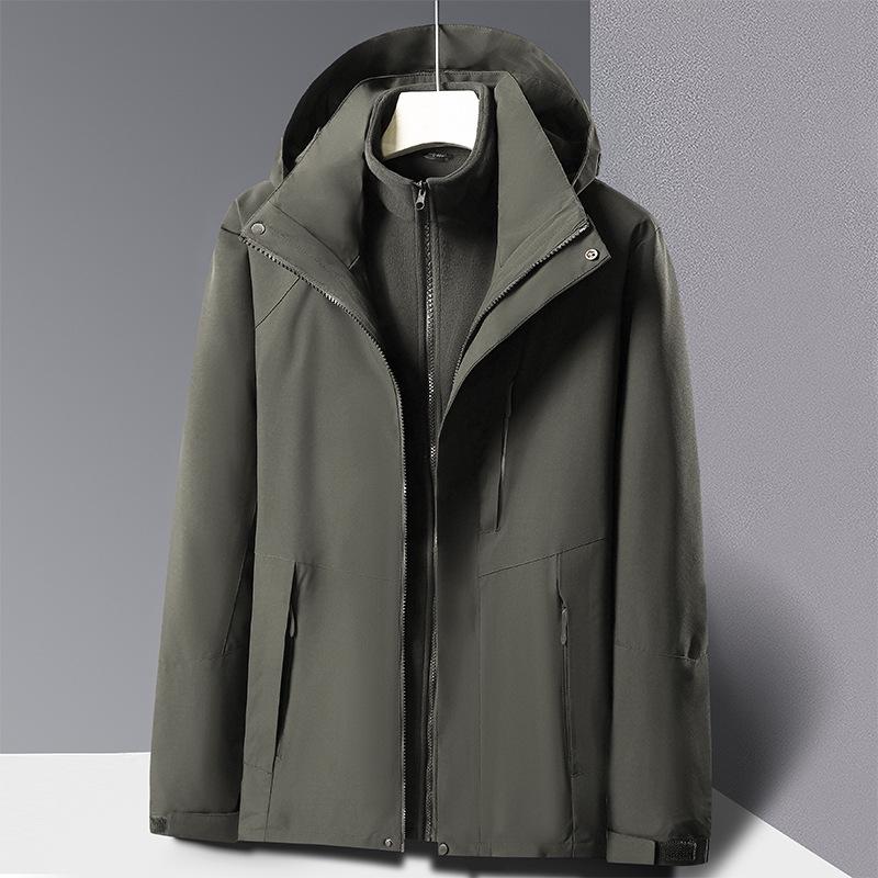 Pierre Cardin Men's 3-in-1 Fleece-Lined Windproof Jacket for Autumn/Winter