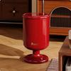 Hoher Mülleimer Kein-Bücken-Design Standmülleimer Müllbeutelhalter Kelchförmiger Behälter für