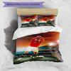 Ronaldo's Portugal's Cristiano Ronaldo Wins World Cup Bedding Set, Breathable Duvet Cover with Pillowcases, Soft Bed Linen for Bedroom Home Decoration