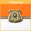 Zootopia Judy Rabbit Police Cartoon Brooch Alloy Accessory For Collectors