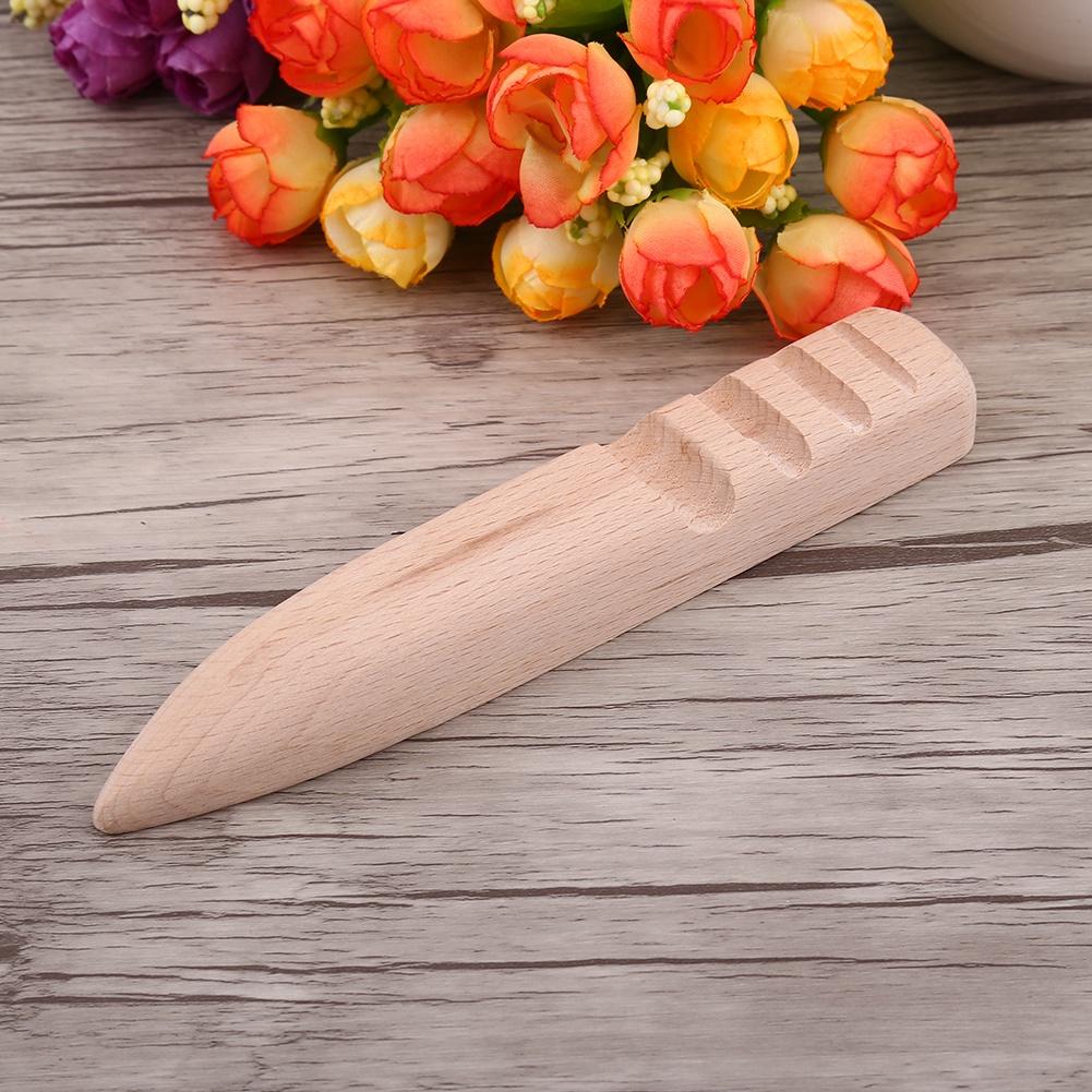 Wood Leather Craft Slicker Leather Polished Burnishing Tool Kit (Cone Type)