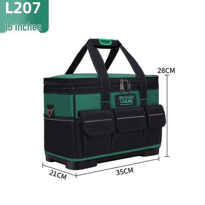 Green Forest Large Multi-functional Tool Bag – Oxford Cloth Electrician and Repair Storage Pouch