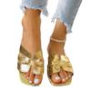 Fashion 2025 Large Size Fashion Flat Bottom Foreign Style Versatile Casual Square Head Versatile Cool Slippers