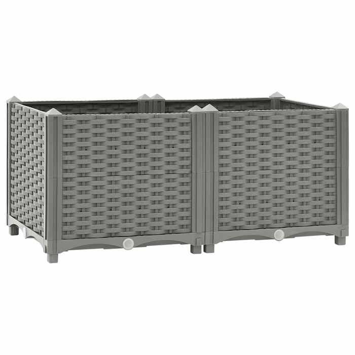 VidaXL Lit surélevé 80x40x38 cm Polypropylène 153294