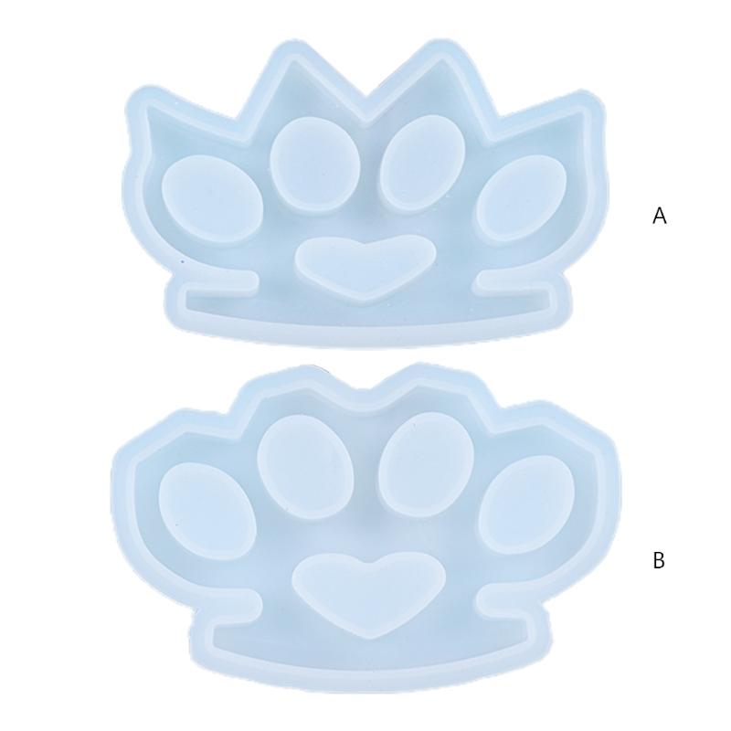 Kristall-Epoxidharz-Form Hand Finger Finger Staubwischer Gieß-Silikonform DIY Bastelarbeiten Schmuck-Gießform