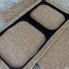 146x100CM Vintage Linen Speaker Net Cover Fabric Sound Acoustic Cloth Dustproof Sofa Background Home Textile