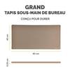 Sous-main Breyta 80 x 40 cm sable