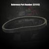 Pasek napędowy, ATV UTV Wytrzymały pasek napędowy Gumowy Czarny 3211113 Zamiennik dla Polaris Sportsman RZR Ranger 850 800 570 550 500 450