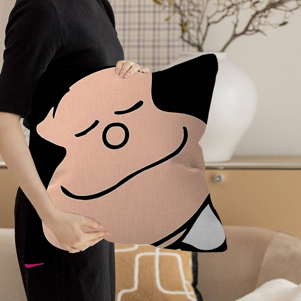 M-Mafalda Girl Pillow Cover Design cushion Cover decor Holiday Decorati