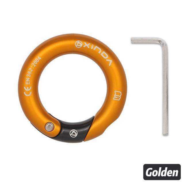Outdoor 23kN Openable Ring 7075 Aluminium Multi Directional Gated Ring for Climbing