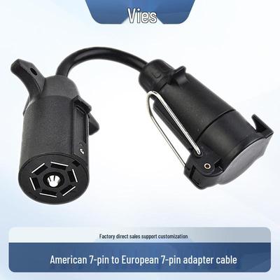 7-pins Amerikaanse naar Europese Trailer Adapter: Kabelboom voor Connector Rem-, Knipper- en Achterlicht