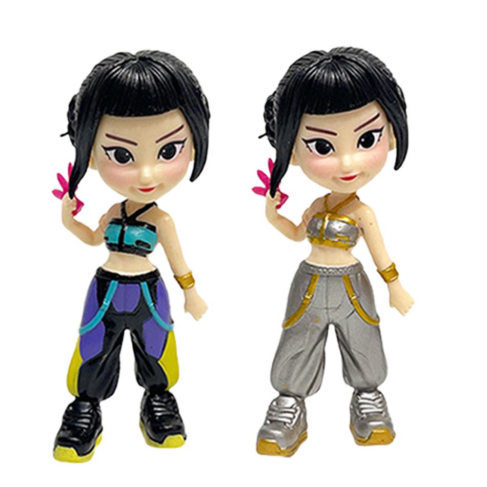 Kpop Devil Hunter Anime Figures PVC Model Table Cute Girl Action Figures Toys for Gift Collect Figure Doll Kids Christmas Gifts